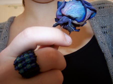 Rose bleue