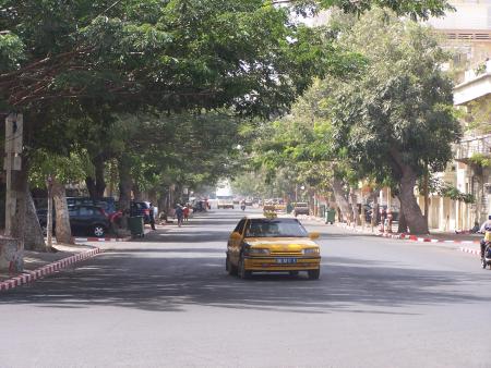 Rue politique de Dakar