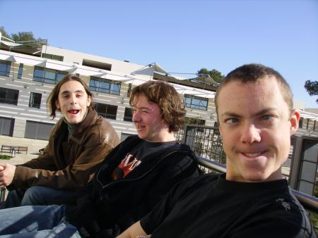 Guillaume, Christopher et Jeff