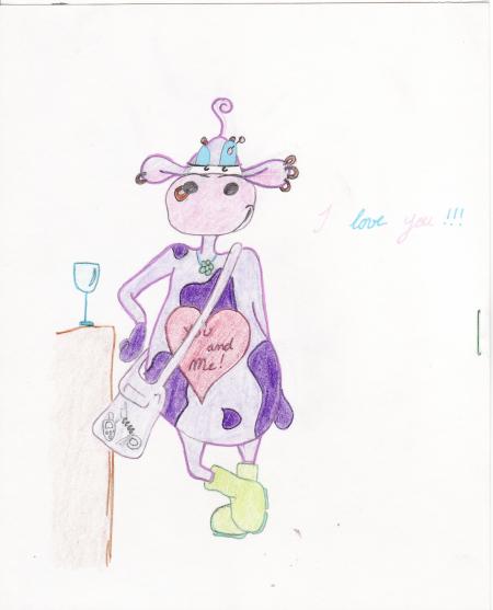 I love you cow
