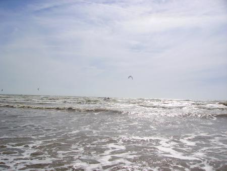 cerf volant et la mer