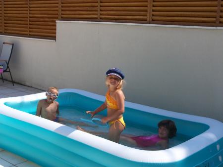 Mes 3 amours ds l'eau!