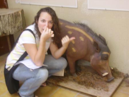 Moi et le cochon!