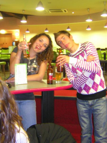 Moi et Quentin au bowling le 5 novembre 2007