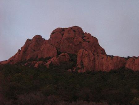 La roche rouge du var